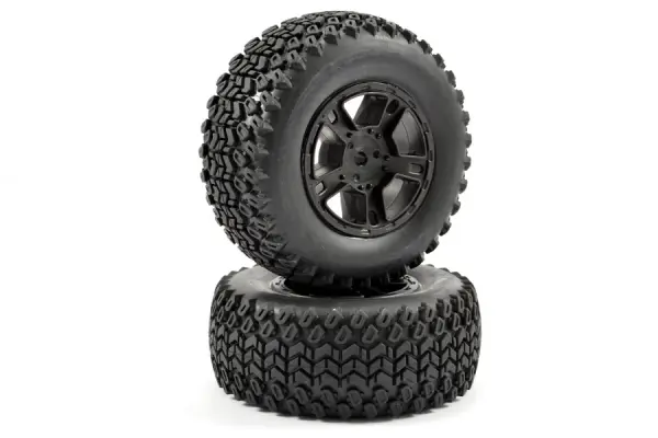 Fastrax 1:10 SC ZigZag Tyres Mounted on Slash Rear Wheels (2) — image 4 of 4