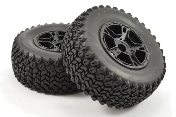 Fastrax 1:10 SC ZigZag Tyres Mounted on Slash Rear Wheels (2) — image 2 of 4