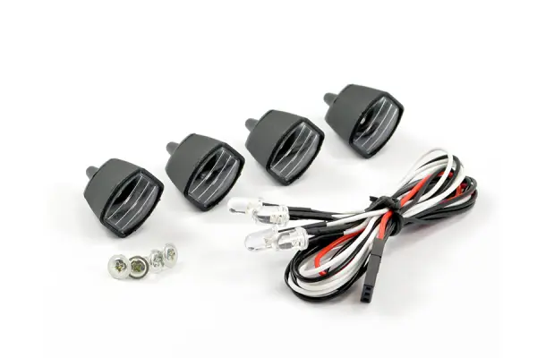 Fastrax Light Set W/LED - Lenses Wire Connector 4Pc - Rectangle — image 4 of 4