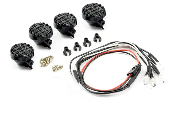 Fastrax Light Set W/LED - Lenses Wire Connector 4Pc - Round — image 3 of 3