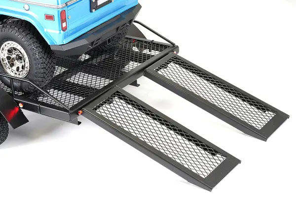Fastrax Scale Dual Axle Truck Car Trailer With Ramps + LED Lights &mdash; image 11 of 16