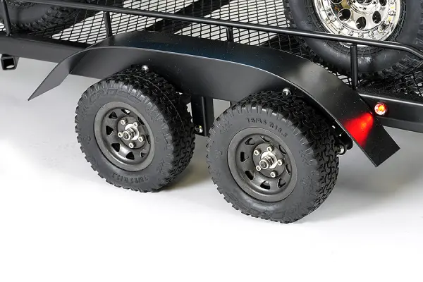 Fastrax Scale Dual Axle Truck Car Trailer With Ramps + LED Lights &mdash; image 13 of 16