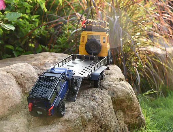 Fastrax Dual Axle Trailer With Ramps + LEDs - Medium 1:12 - 1:18 Scale — image 16 of 18