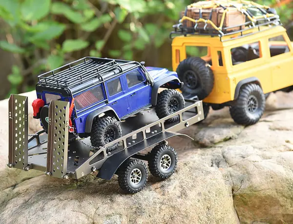 Fastrax Dual Axle Trailer With Ramps + LEDs - Medium 1:12 - 1:18 Scale — image 17 of 18