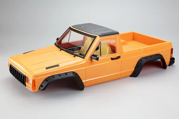 Fastrax 1:10 Rockee Pick Up Hard Body + Interior - 313mm WB - Orange &mdash; image 3 of 6