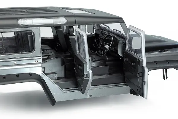 Fastrax 1:10 Ranger XL Land Rover Style Hard Body + Interior Set - 313mm WB - Grey — image 6 of 6
