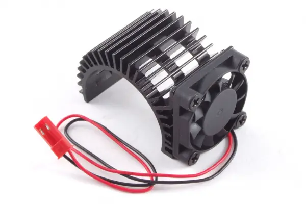 Aluminium 1:10 540 Size Motor Heatsink With Side Fan — image 3 of 3