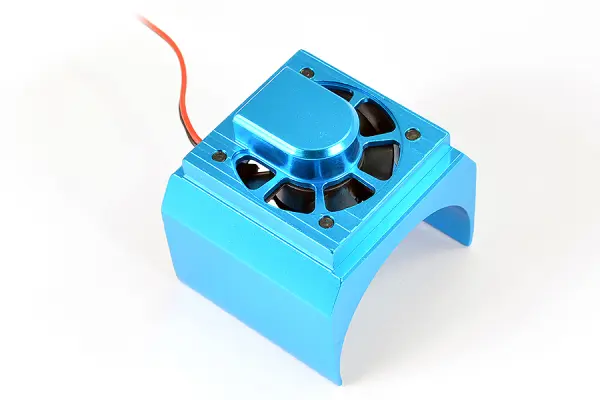 Aluminium 1:8 Size Motor Heatsink With Fan &mdash; image 2 of 3