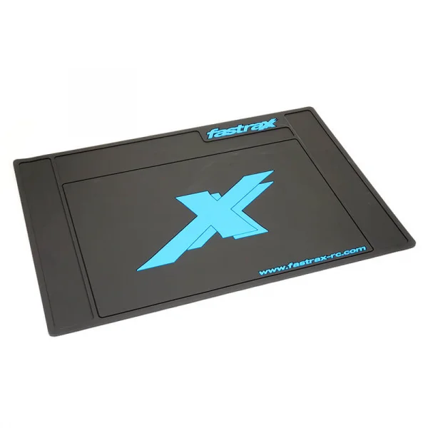Fastrax HD Rubber Pit Mat - Black 62 x 42cm
