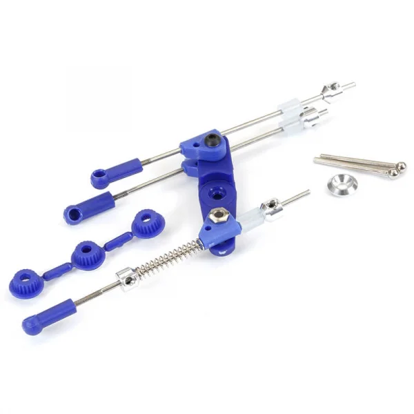 Fastrax Pre-Assembled Niro Throttle/Brake Linkage Set - Blue