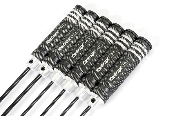 Fastrax Team Tools - Metric Set - 1.5, 2.0, 2.5, 3.0mm + Phillips & Slotted Screwdrivers &mdash; image 5 of 5