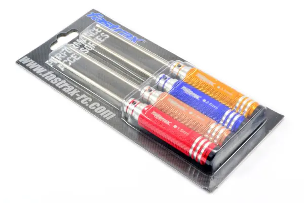 Fastrax Hardened Hex Driver Set 4 Sizes (1.5/2.0/2.5/3.0mm) — image 4 of 4