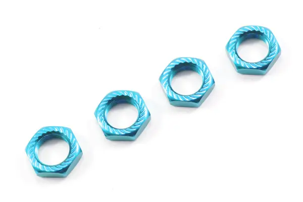 1:8 Buggy Wheel Nuts - 1.0 Pitch - Blue (4) — image 3 of 3