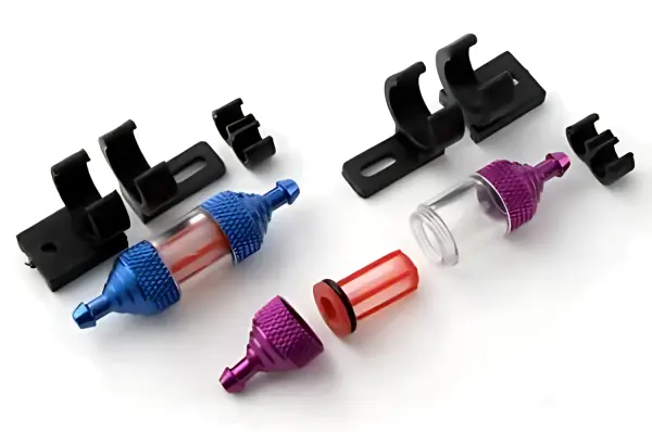 Fastrax Deluxe Fuel Filter With Mount - Blue — image 1 of 2
