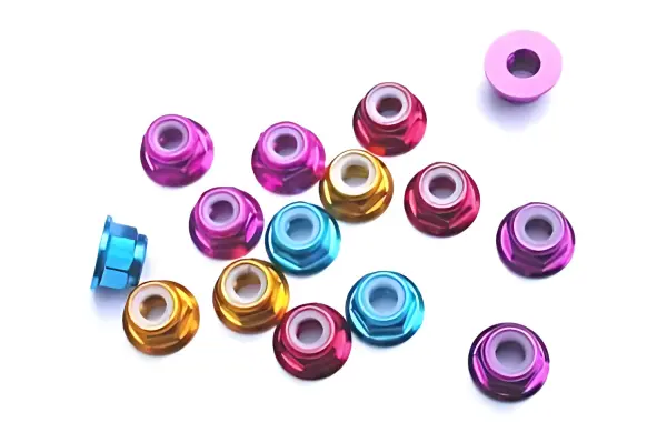M3 Nyloc Nuts (6) - Silver — image 1 of 3