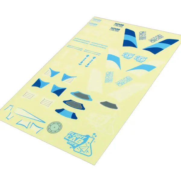 Flight Lab Toys HoverCross Decal Sheet (Blue) — image 1 of 2