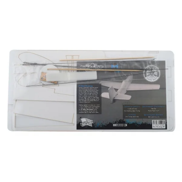 Flite Test Mini Mustang Speed Build Kit with Maker Foam (622mm)