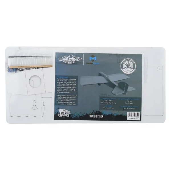 Flite Test Mini Scout Speed Build Kit with Maker Foam (609mm)