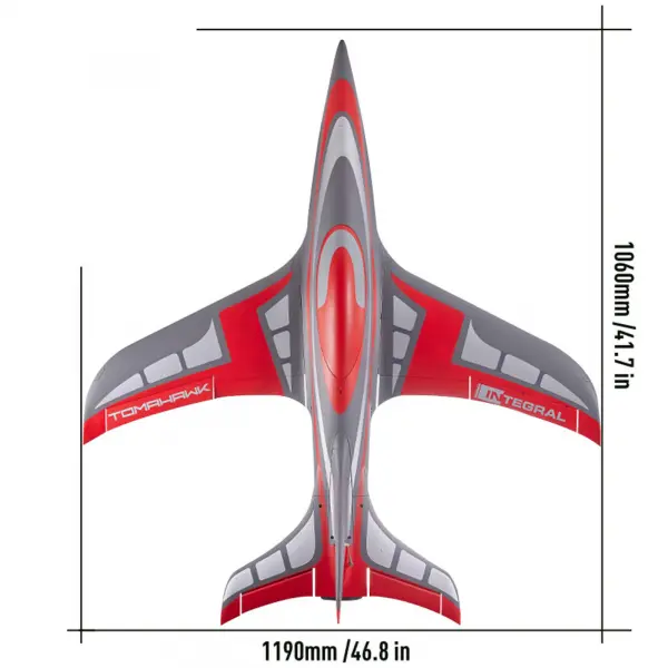 FMS Integral 80mm EDF - PNP - Red &mdash; image 19 of 48