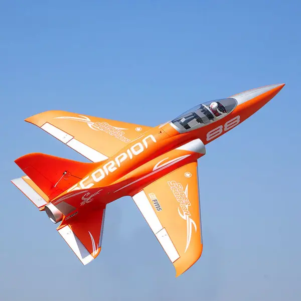 FMS Super Scorpion V2 6S Jet - Orange - PNP — image 27 of 27