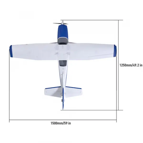 FMS Cessna 182 1500mm - PNP Red — image 19 of 40