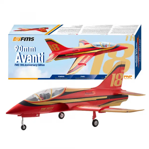 FMS Avanti 90mm EDF - Red 18th Anniversary Edition - PNP — image 44 of 44