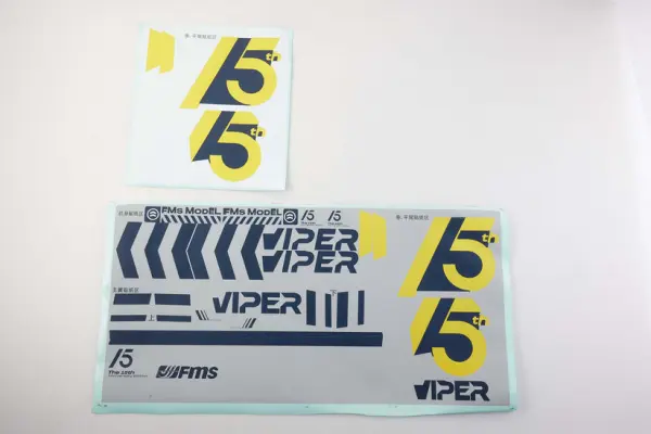 FMS 70mm Viper 15Th Anniv. Decal Sheet — image 3 of 3