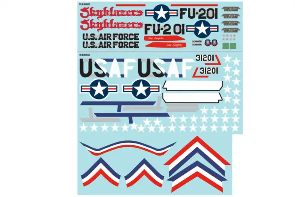 FMS 80mm F-86 Sabre Sky Blazer Sticker — image 3 of 3