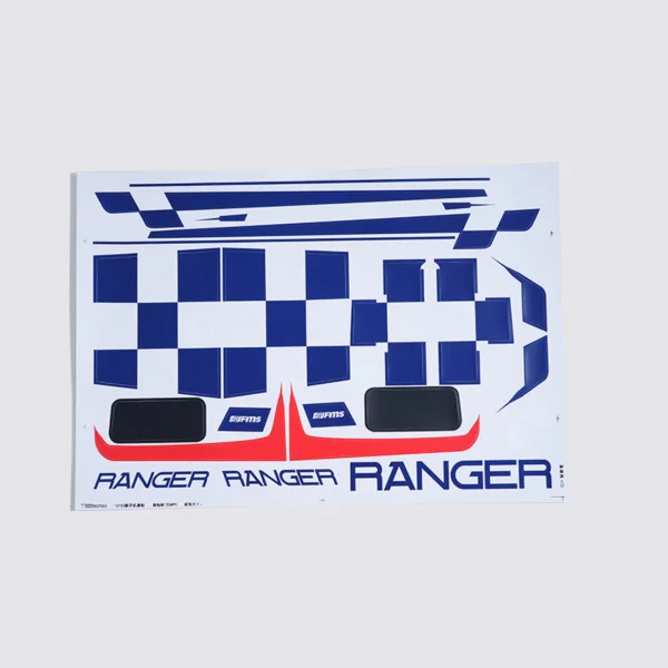 FMS Ranger V2 Decal Sheet - Red &mdash; image 2 of 2