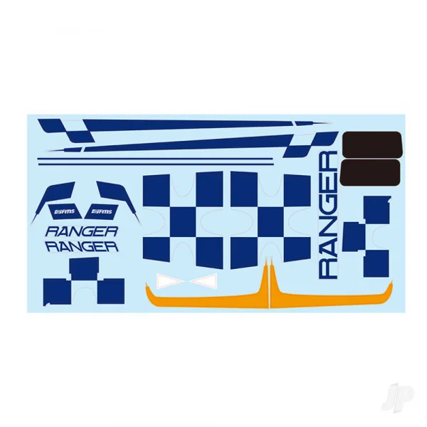 FMS Ranger V2 Decal Sheet - Yellow — image 2 of 2