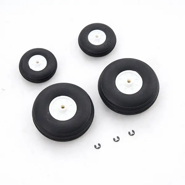 FMS 64mm F18 (Sim) Wheel Set Used For Front Landing Gear — image 2 of 2