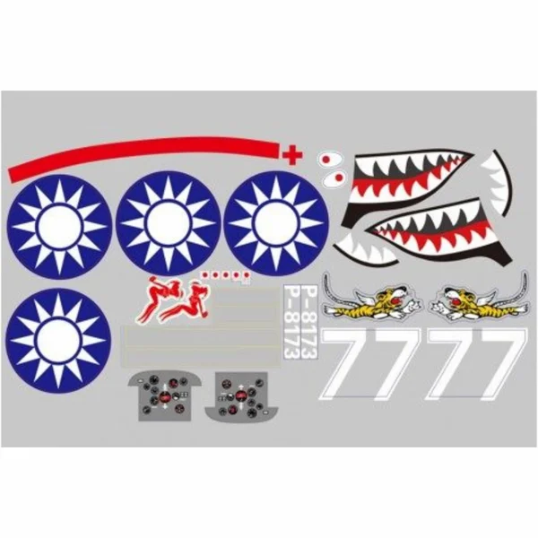 FMS Decal Sheet (for 980mm P40B)
