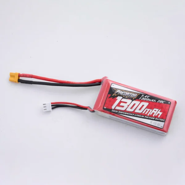 FMS 7.4V 1300Mah 20C XT30 Plug (for 750mm Edge540)