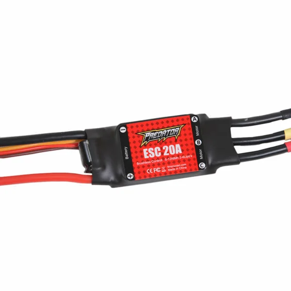 FMS 20A ESC With 200 Input Cable XT60 (for 1200mm Super EZ / Ranger)