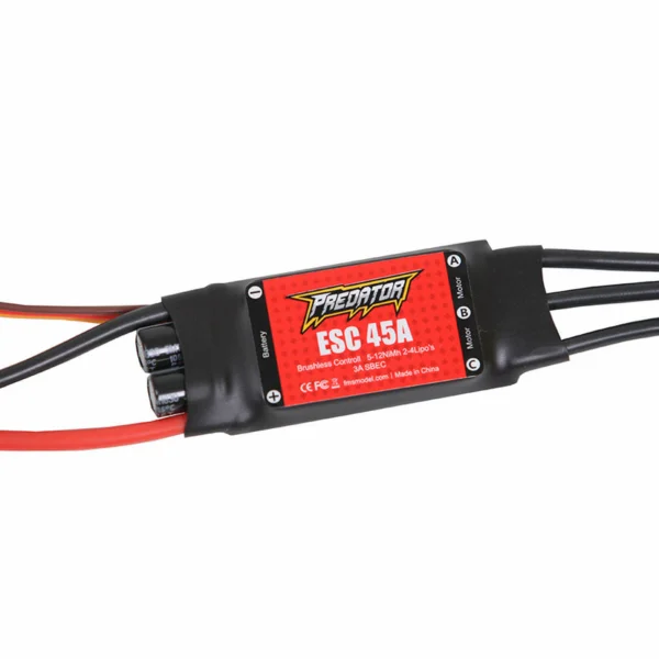 FMS 45A ESC With 200mm Input Cable XT60 (for PA-18 /1800mm Ranger)