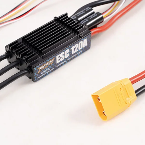 FMS 120A ESC With 300 Input Cable 4.0mm Motor Connector XT90 (for 90mm Viper) &mdash; image 3 of 5