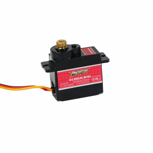 FMS Predator 13G Analog Metal Gear Servo Reverse With 300mm Wire Box Version (for 80mm Futura V2 + V3/ 70mm A-10 V2)