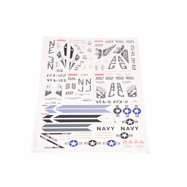 FMS F/A-18 Super Hornet 70mm Decal Sheet — image 2 of 2