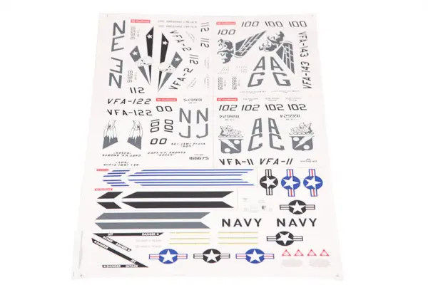 FMS F/A-18 Super Hornet 70mm Decal Sheet — image 3 of 3