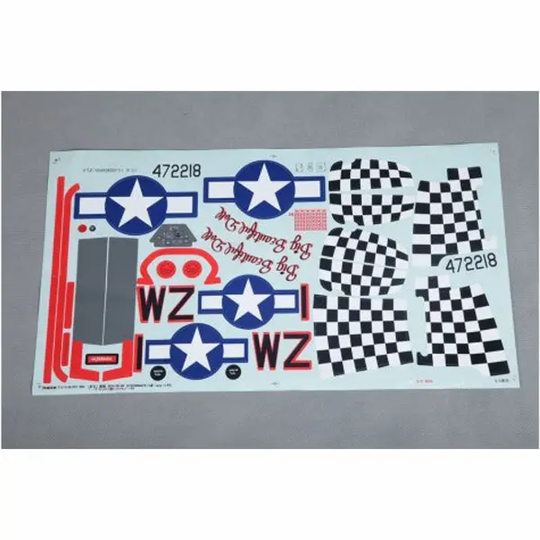 FMS 800mm P51 V2 Decal Sheet — image 2 of 3