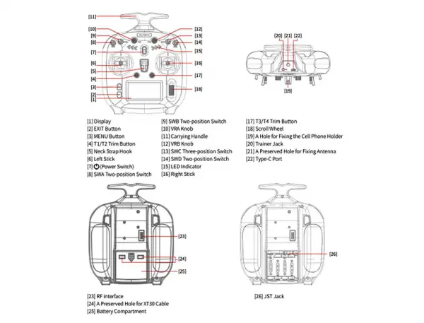 FlySky FS-ST8 Transmitter with SR8 Receiver — image 5 of 11