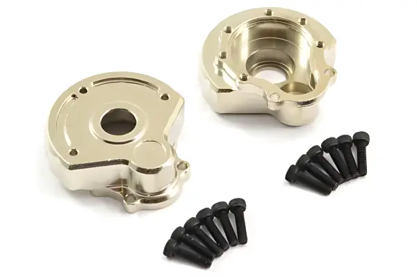 Fastrax TRX-4 Heavy Duty Brass Steering Gear Cover (2) — image 1 of 3