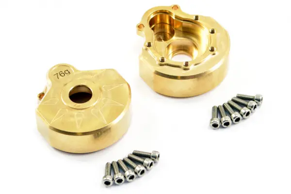 Fastrax TRX-4 Heavy Duty Brass Steering Gear Cover (2) — image 3 of 3