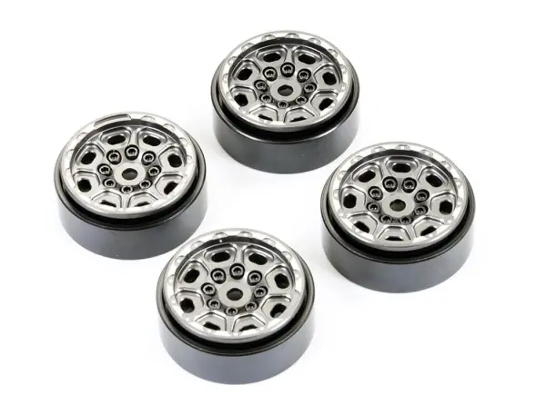 Fastrax TRX-4M CNC Beadlock Wheels (4) - Titanium — image 4 of 4
