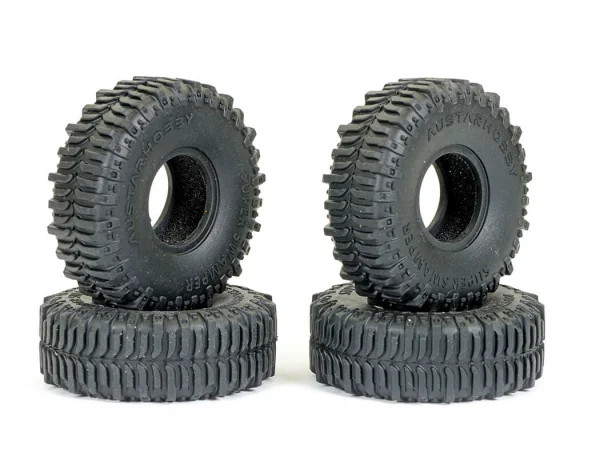 Fastrax TRX-4M Super Swamper Tyres and Foams 60x21mm (4)