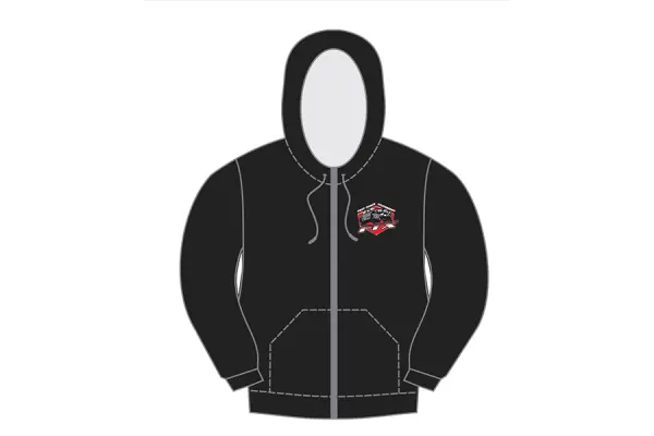 FTX Badge Logo Brand Zipped Hoodie Black - Medium &mdash; image 2 of 4