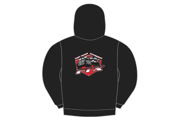 FTX Badge Logo Brand Pullover Hoodie Black - Large — image 3 of 4