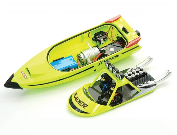 FTX Glader Turbojet RC Speed Boat - Green