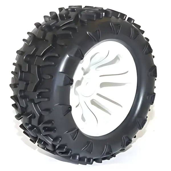 FTX Carnage Tyres Mounted on White Wheels - 1 Pair — image 1 of 3