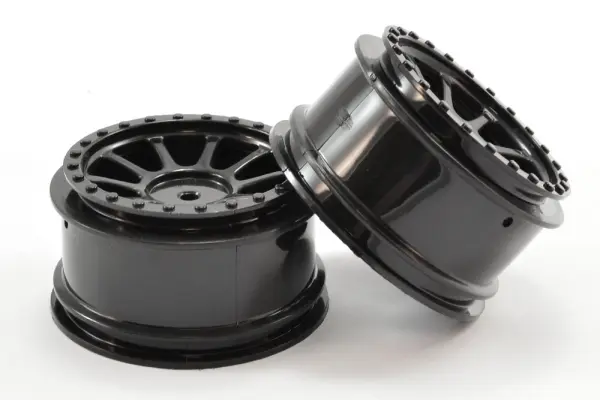 FTX Hooligan Rally Wheels (2) Black &mdash; image 2 of 3